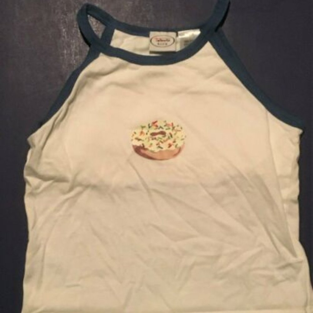 TALBOTS KIDS Unique DONUT Slvls Top ~ Sz 7